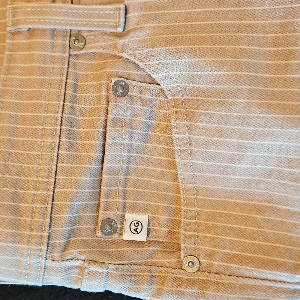 AG Adriano Goldschmied Jeans Men's Size 40x34 Beige The Tellis Modern Slim Fit